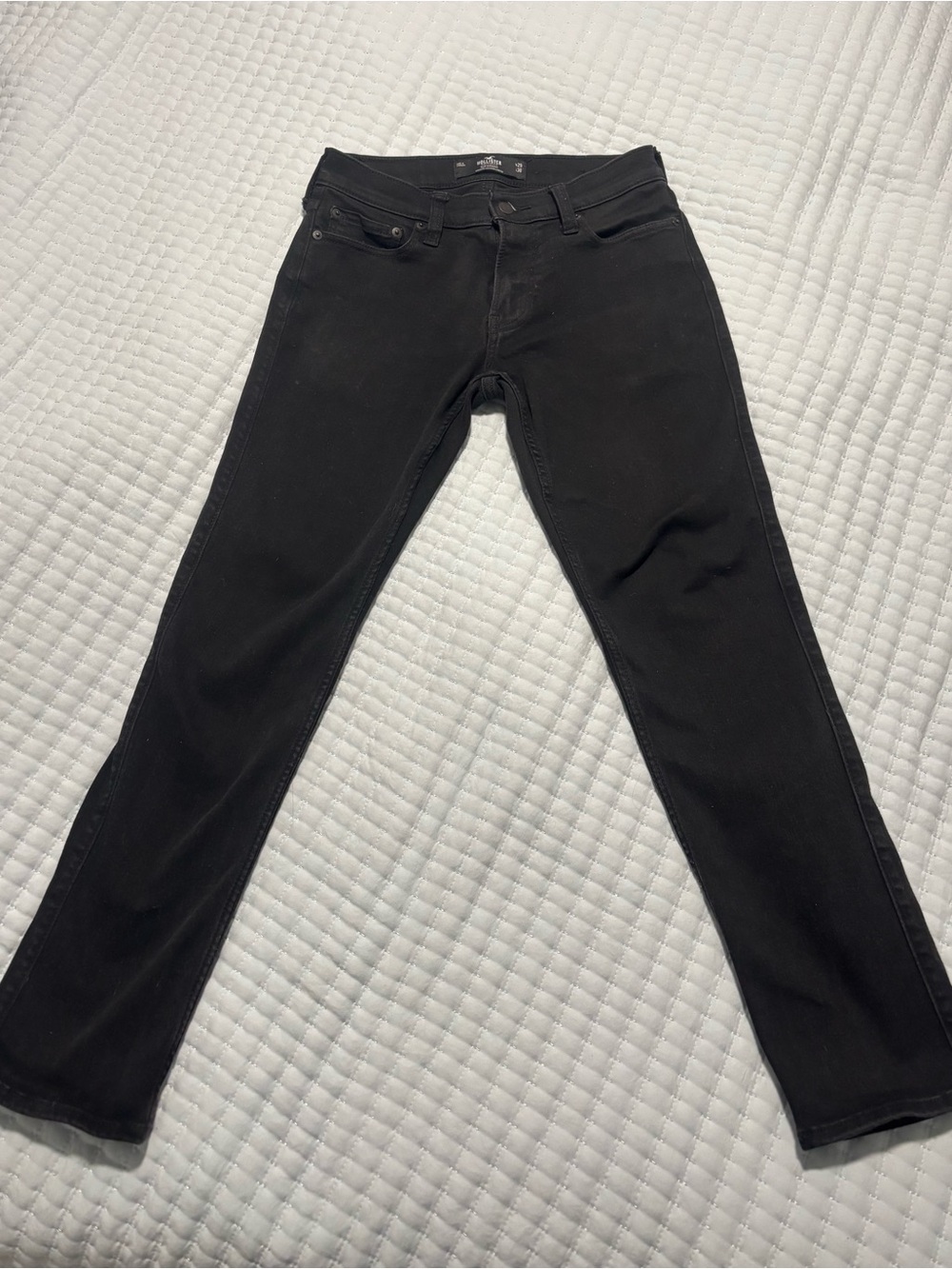 Hollister Men’s Slim Straight Black Jeans